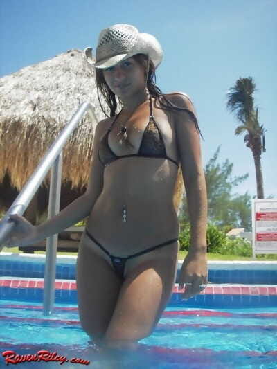 Cowgirl at the pool - part..